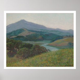 Mt. Tamalpais from Corte Madera Creek (1153) Poster
