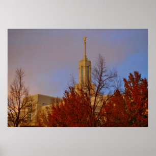 Mt. Timpanogos LDS Temple American Fork, Utah Poster