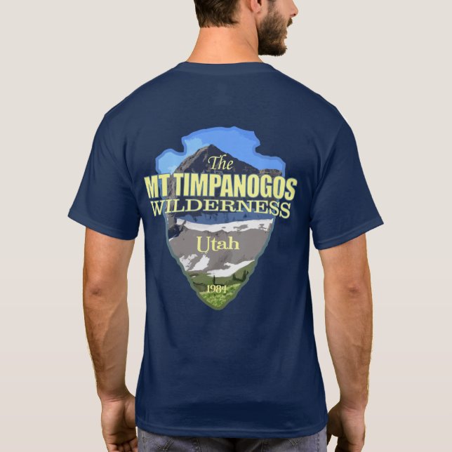 Mt Timpanogos WA (arrowhead) T-Shirt (Back)
