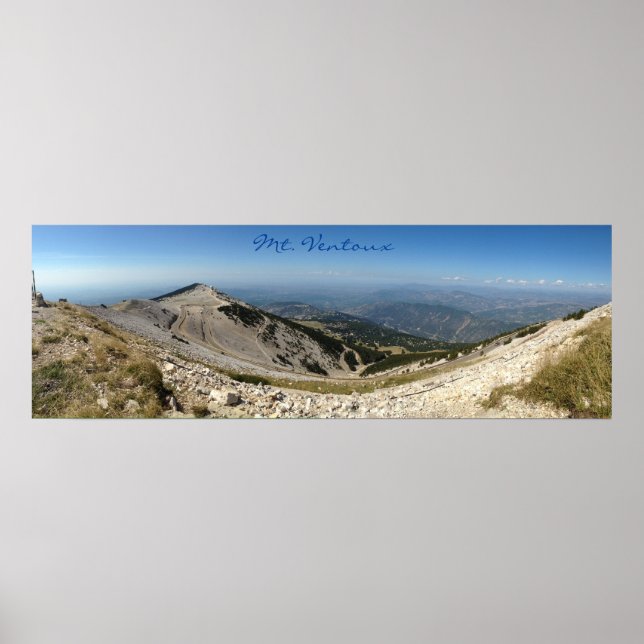 Mt. Ventoux - Panorama view Poster (Front)