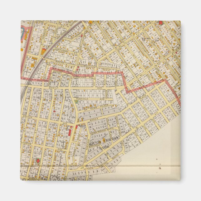 Mt Vernon Atlas Map Magnet (Front)