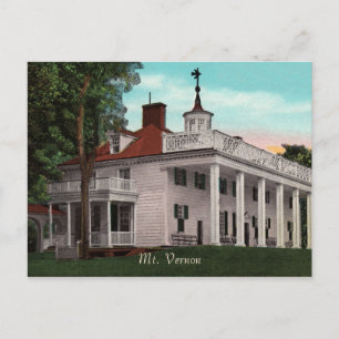 Mt. Vernon Vintage Postcard