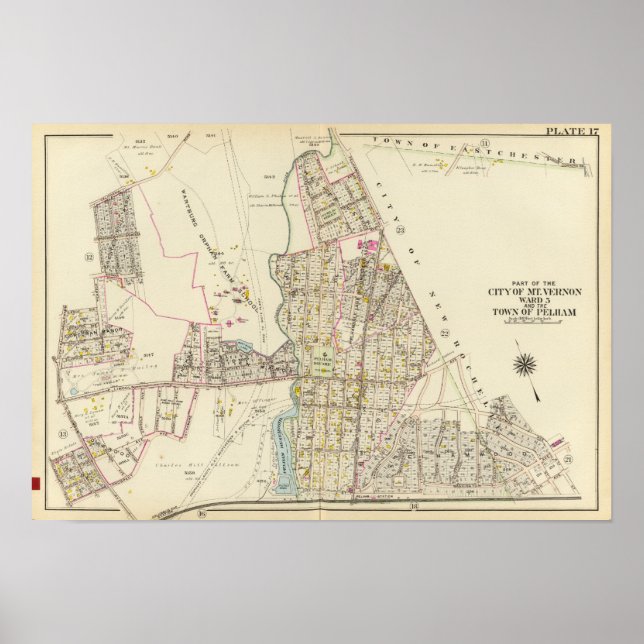 Mt Vernon ward 5, Pelham, New York Poster (Front)