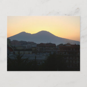 Mt. Vesuvius at Sunrise Postcard