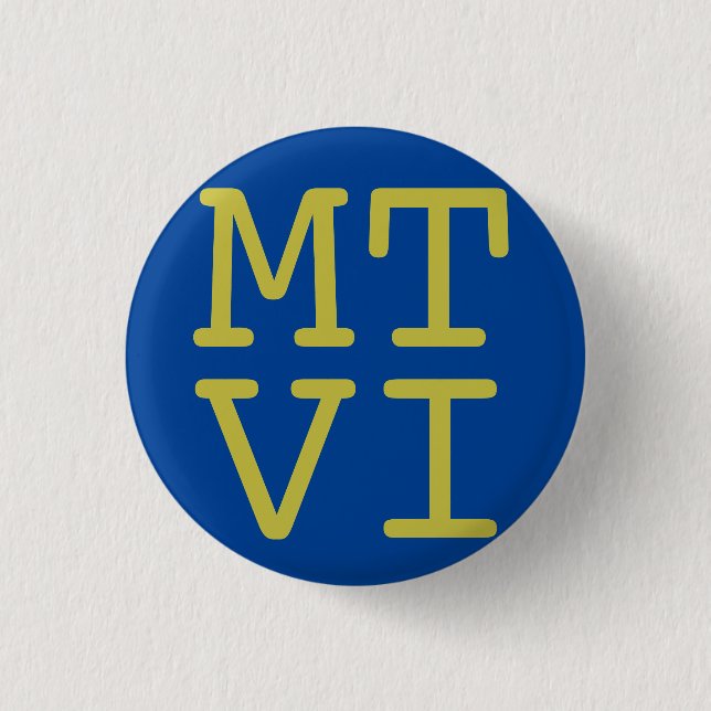 MT VI 3 CM ROUND BADGE (Front)