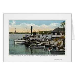Mt. Washington, Gov. Endicott Steamers Docked