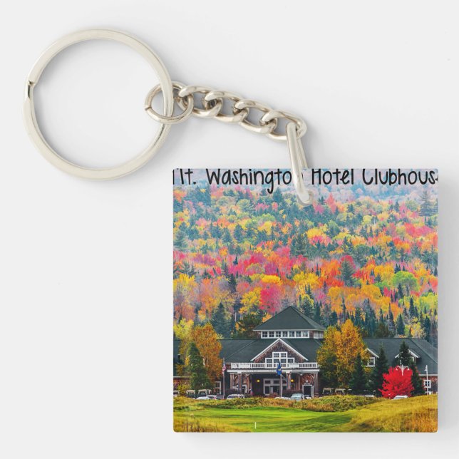 Mt. Washington Hotel Clubhouse Acrylic Keychain (Front)