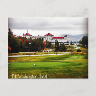 Mt. Washington Hotel in Autumn Postcard