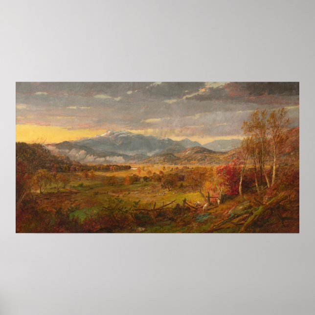 Mt. Washington - Jasper F. Cropsey Fine Art Poster (Front)