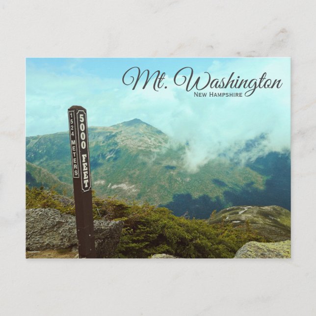 Mt Washington New Hampshire Postcard (Front)