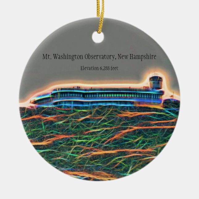 Mt. Washington Observatory Ornament (Front)