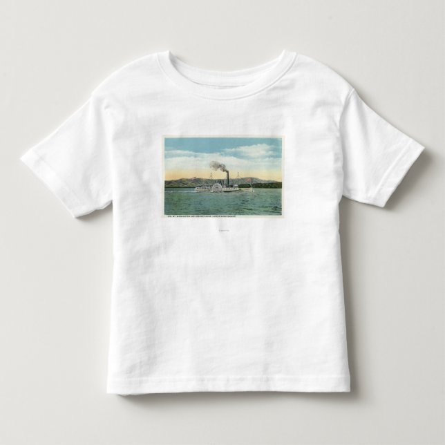 Mt. Washington Steamer, Ossipee Range View Toddler T-Shirt (Front)