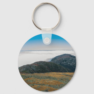Mt. Washington Summit Horizon Button Keychain