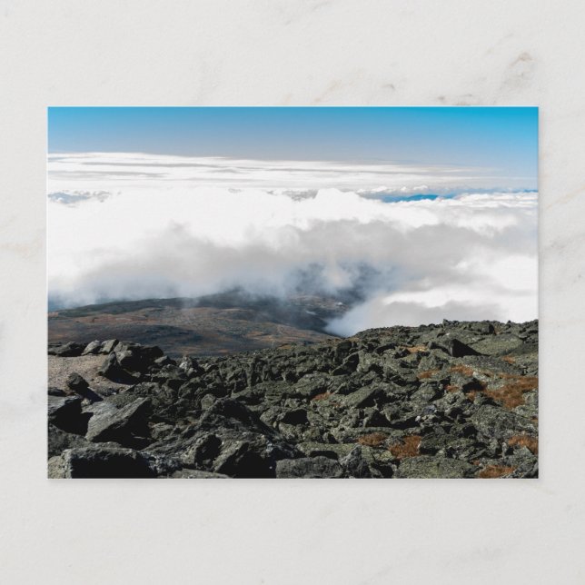 Mt. Washington Summit Rocky Terrain Postcard (Front)