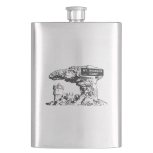 Mt. Washington Summit Sign Hip Flask