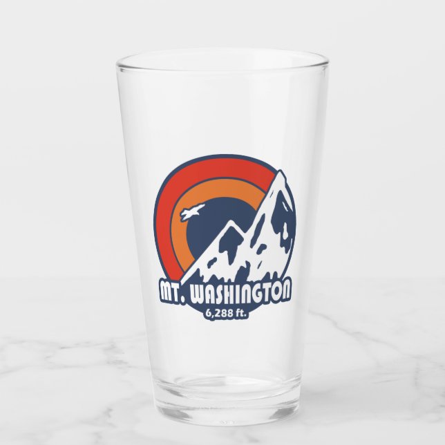 Mt. Washington Sun Eagle Glass (Front)