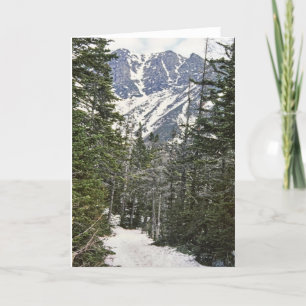Mt Washington Winter Trail Holiday Card