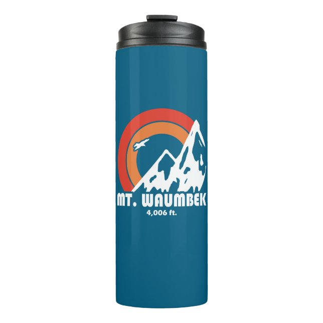 Mt. Waumbek New Hampshire Sun Eagle Thermal Tumbler (Front)