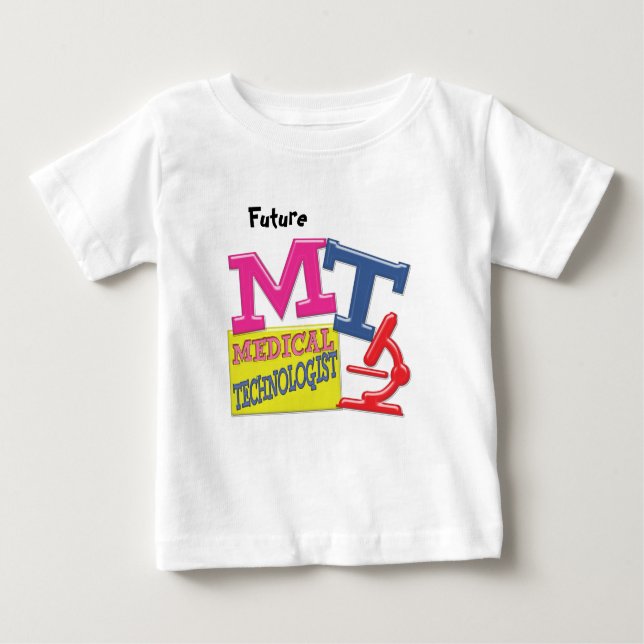 MT WHIMSICAL FUN ACRONYM LETTERS LABORATORY BABY T-Shirt (Front)