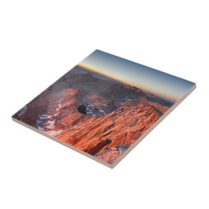 Mt Whitney and Pinnacles Sunrise - John Muir Trail Tile