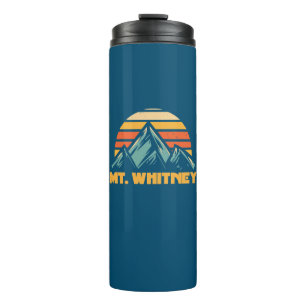 Mt. Whitney California Retro Turquoise Thermal Tumbler
