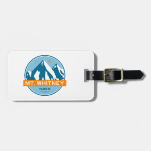 Mt. Whitney California Stars Moon Luggage Tag
