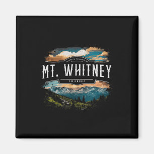 Mt. Whitney Mountains California Hiking Outdoors V Magnet