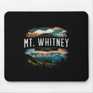 Mt. Whitney Mountains California Hiking Outdoors V Mouse Pad