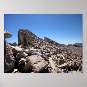 Mt Whitney needles Traverse 2 - John Muir Trail Poster