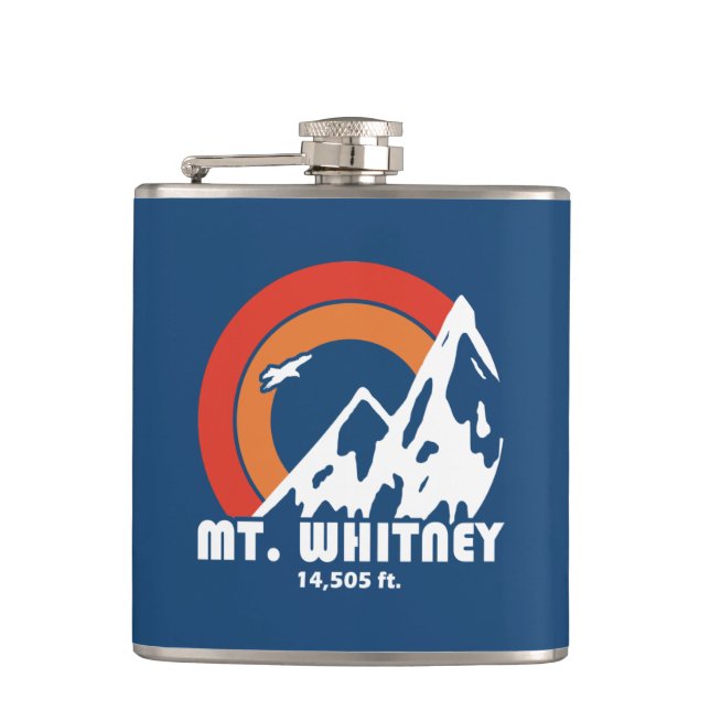 Mt. Whitney Sun Eagle Hip Flask (Front)