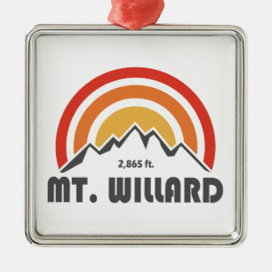 Mt. Willard New Hampshire Metal Ornament