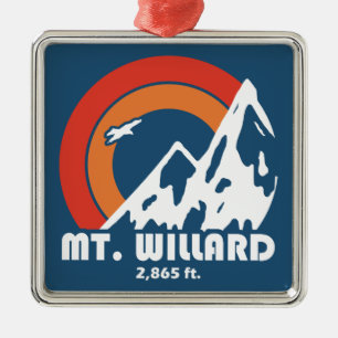 Mt. Willard New Hampshire Sun Eagle Metal Ornament