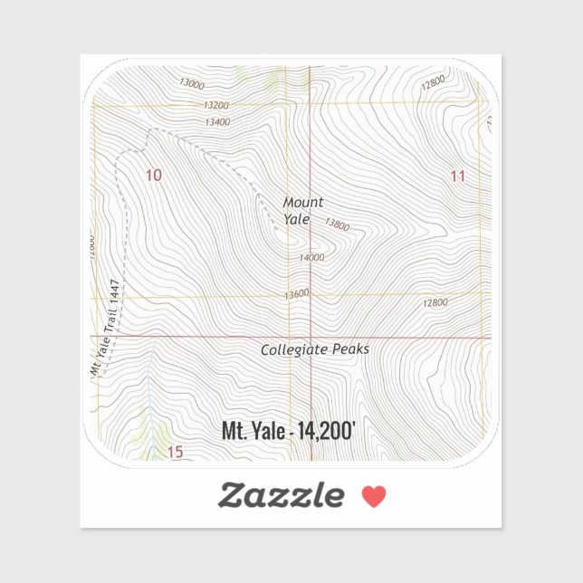 Mt. Yale Colorado Fourteener (Sheet)