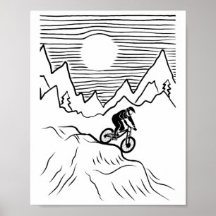 Mtb Bicycles Color-green-sage Mtb Biking Mtb-mount Poster