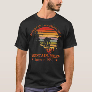 Mtb Bicycles Vintage 1950 Birthday Cycling Mountai T-Shirt