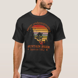 Mtb Bicycles Vintage 1952 Birthday Cycling Mountai T-Shirt