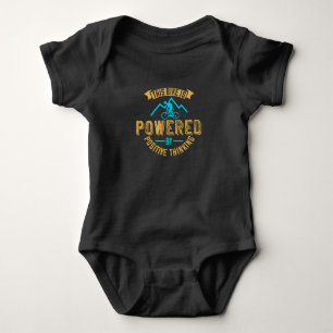 MTB Bike Is Powered By Positive Thinking Baby Bodysuit