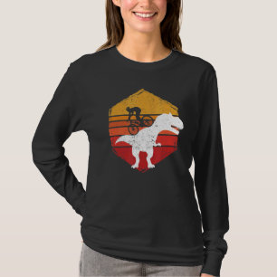 Mtb Dinosaur Cycling Biker Dino Bike Mountain Bicy T-Shirt