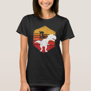 Mtb Dinosaur Cycling Biker Dino Bike Mountain Bicy T-Shirt