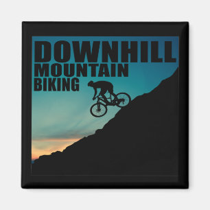 MTB Downhill Mountain Biking Magnet