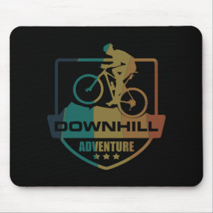 Mtb Downhill Mountain Biking Mouse Pad