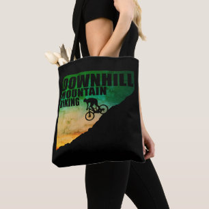 MTB Downhill Mountain Biking Tote Bag
