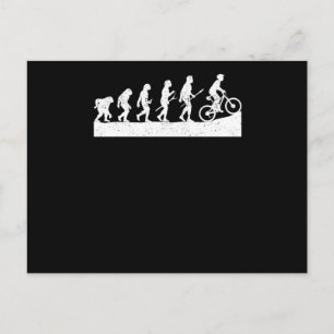 MTB Evolution Ride Mountain Bike Bicycle Sport Postcard