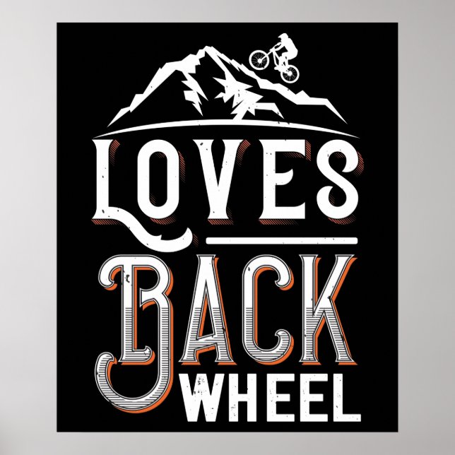 MTB - Loves Back Wheel Poster (Front)