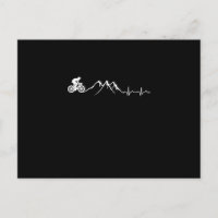 MTB Mountain Bike Bicycle Biker Cyclist Heartbeat