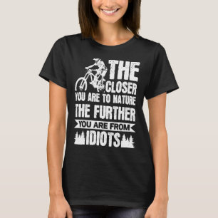 Mtb Mountain Bike Cycling Nature Bmx T-Shirt