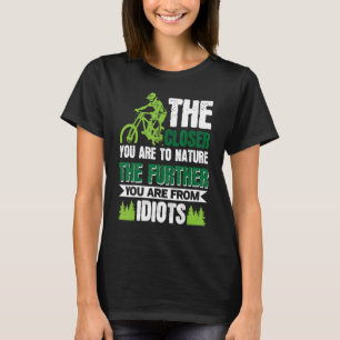 Mtb Mountain Bike Cycling Nature Bmx T-Shirt
