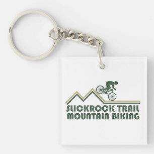Mtb Mountain Biking - Slickrock Trails Utah Key Ring