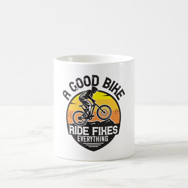 MTB - Ride Fixes Everything Coffee Mug (Center)