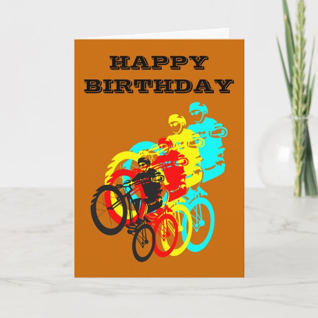 MTB ride on Card (Front)